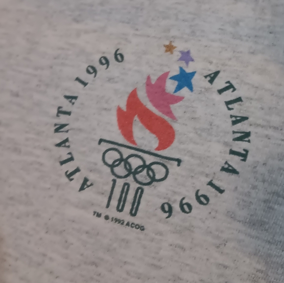 Vintage 1996 Atlanta Olympics Memorabilia Champion Short Sleeve Tshirt Size XL - Picture 3 of 10
